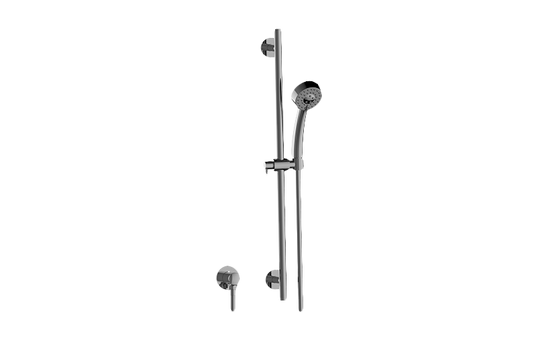 GRAFF Various G-8680 Contemporary Handshower w/Wall-Mounted Slide Bar