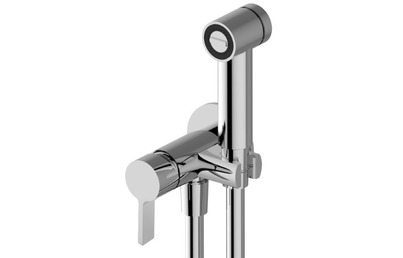 GRAFF Terra G-8920-LM46-T Wall-Mounted Hygenic Body Spray Round Trim Main image
