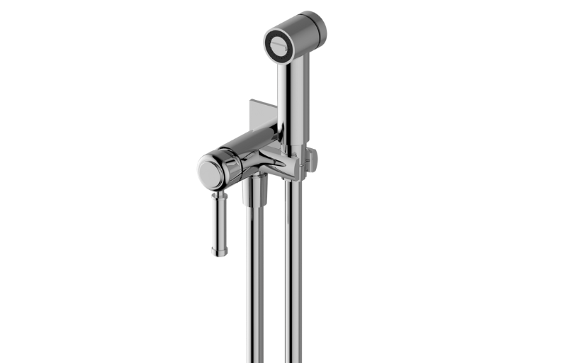 GRAFF Bali G-8930-LM21M-T Wall-Mounted Hygenic Body Spray Square Trim
