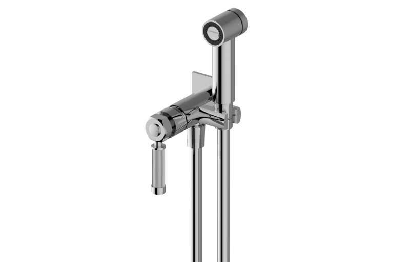 GRAFF Vintage G-8930-LM56SW-T Wall-Mounted Hygenic Body Spray Square Trim Main image