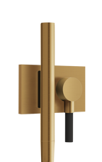 Aquabrass Handshower Sets HSS376 Magnetic Hand Shower Set with Square Flange