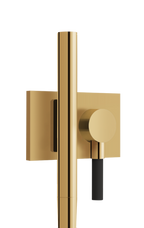 Aquabrass Handshower Sets HSS376 Magnetic Hand Shower Set with Square Flange