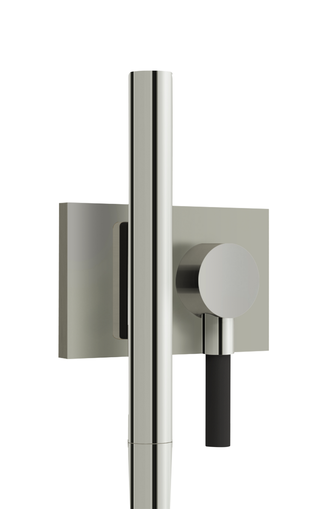 Aquabrass Handshower Sets HSS376 Magnetic Hand Shower Set with Square Flange