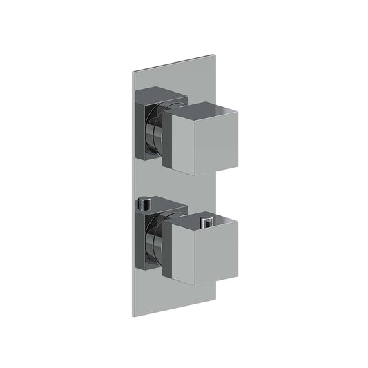 AQUALEM HW2005.TR Opus 3/4" Square Thermostatic Valve Trim (REQ.: HW2200.RI OR HW2300.RI)