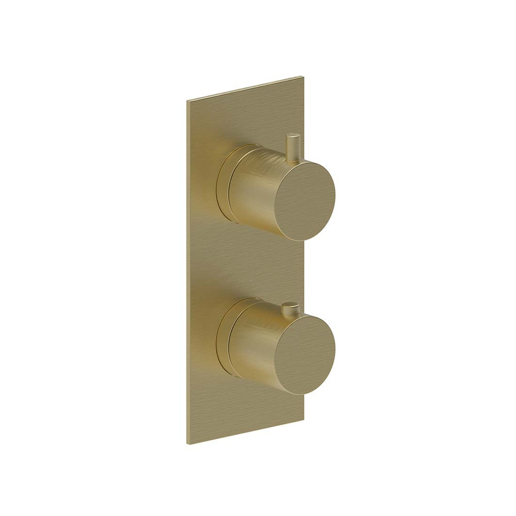 AQUALEM HW2202.TR Gio 3/4" 2-Way Round Thermostatic Valve Trim (REQ.: HW2200.RI)