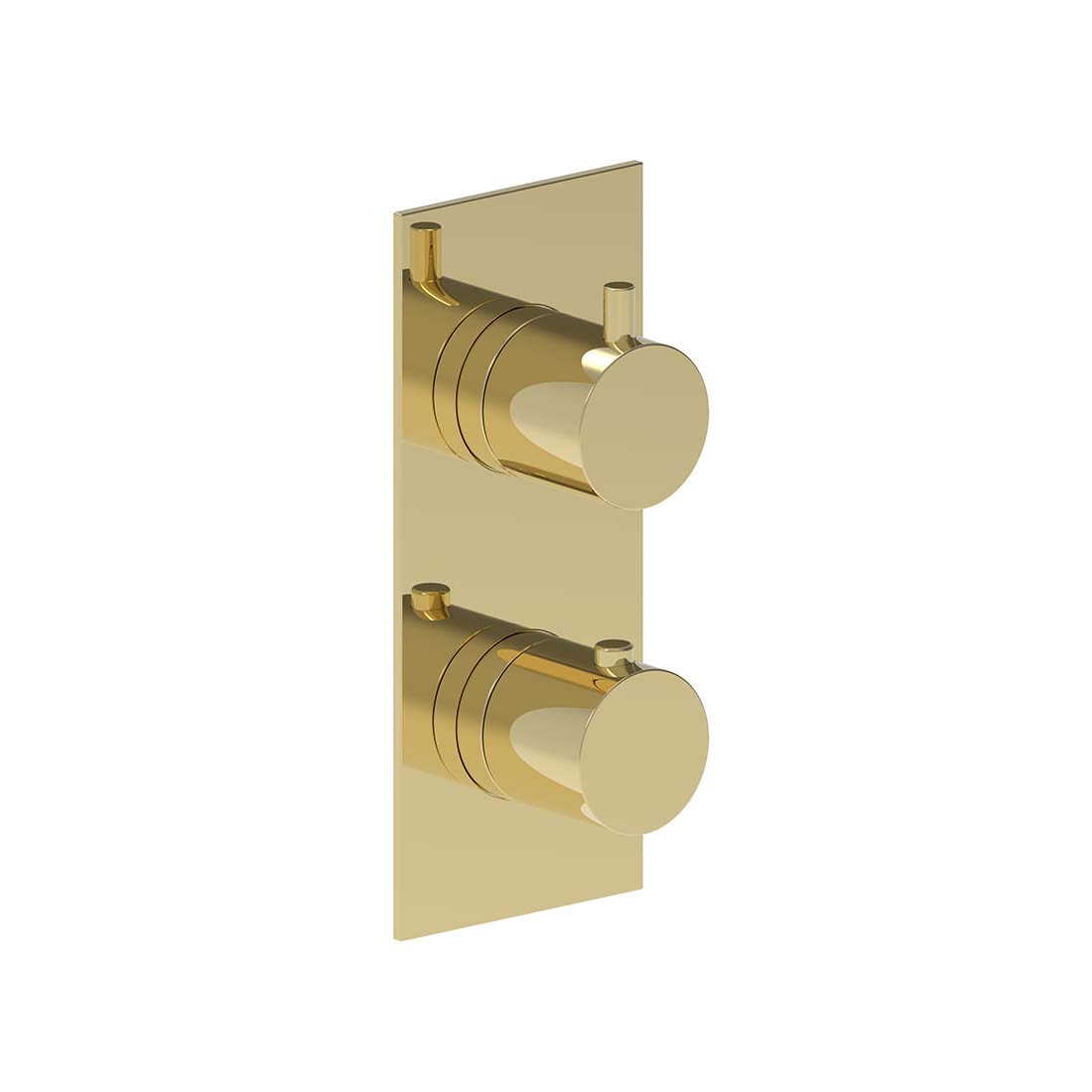 AQUALEM HW2202.TR Gio 3/4" 2-Way Round Thermostatic Valve Trim (REQ.: HW2200.RI)