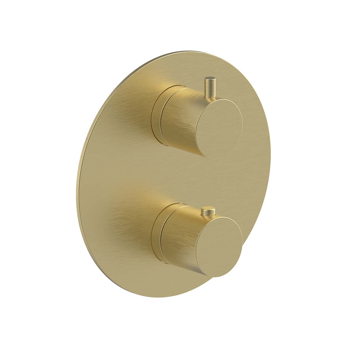 AQUALEM HW2216.TR Origin 3/4" 2-Way Round Thermostatic Valve Trim (REQ.: HW2200.RI)