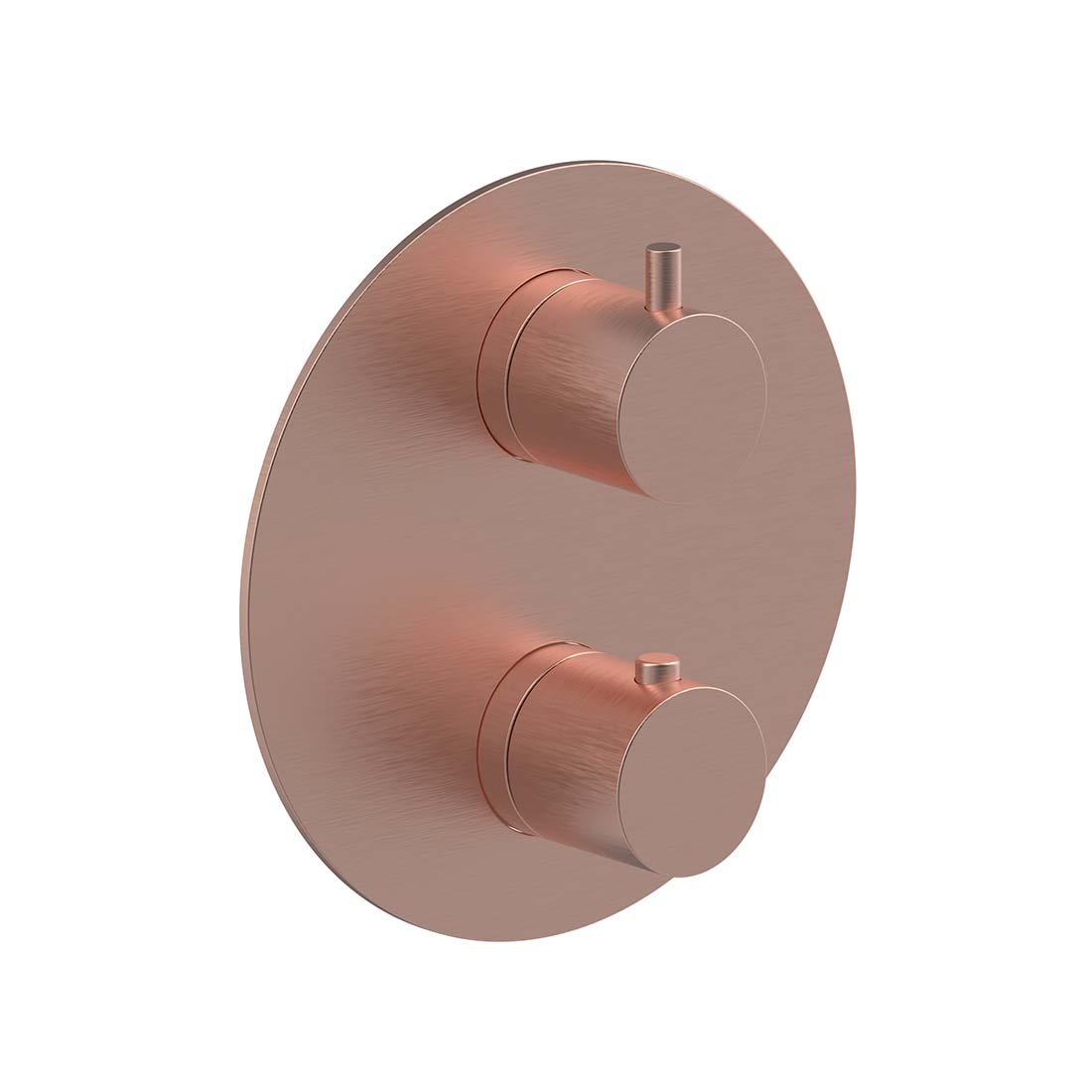 AQUALEM HW2216.TR Origin 3/4" 2-Way Round Thermostatic Valve Trim (REQ.: HW2200.RI)