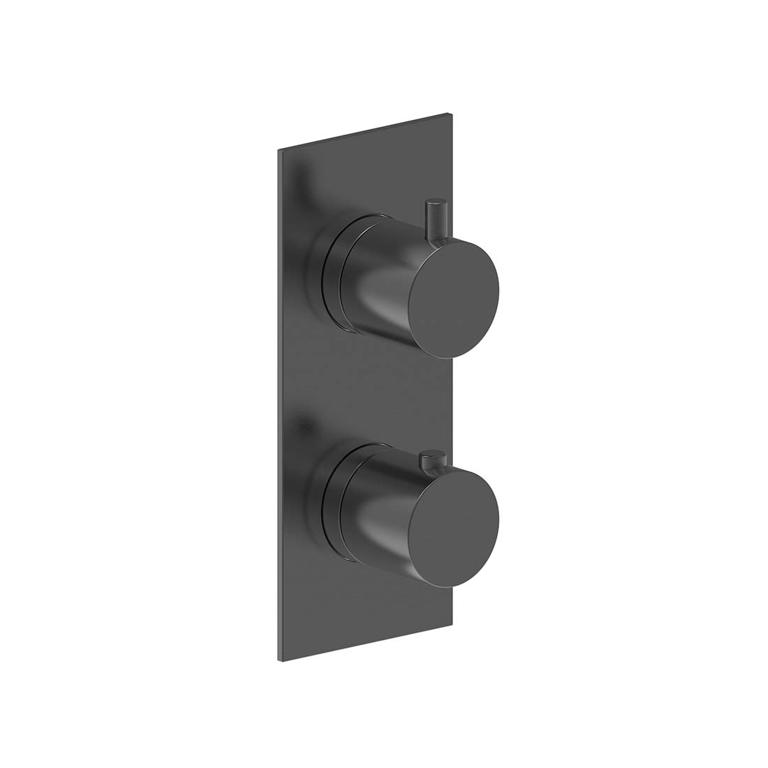AQUALEM HW2302.TR Gio 3/4" 3-Way Round Thermostatic Valve Trim (REQ.: HW2300.RI)