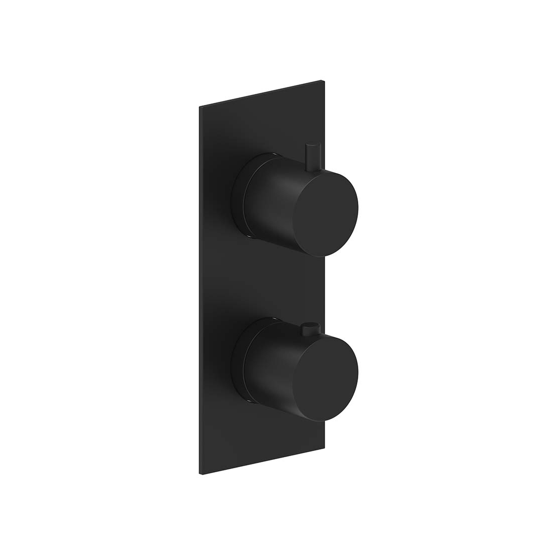 AQUALEM HW2302.TR Gio 3/4" 3-Way Round Thermostatic Valve Trim (REQ.: HW2300.RI)