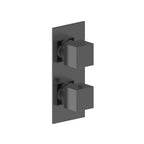 AQUALEM HW2305.TR Opus 3/4" 3-Way Square Thermostatic Valve Trim (REQ.: HW2300.RI)