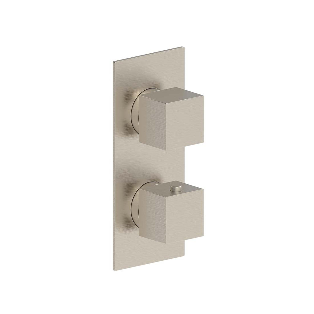 AQUALEM HW2305.TR Opus 3/4" 3-Way Square Thermostatic Valve Trim (REQ.: HW2300.RI)