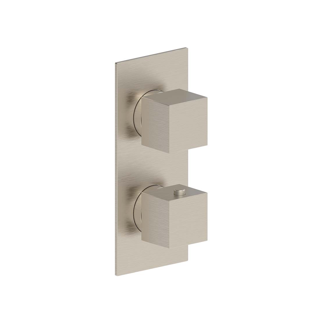 AQUALEM HW2305.TR Opus 3/4" 3-Way Square Thermostatic Valve Trim (REQ.: HW2300.RI)