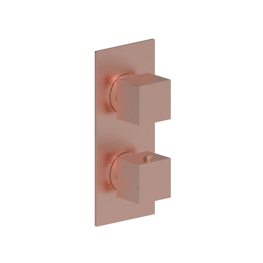 AQUALEM HW2305.TR Opus 3/4" 3-Way Square Thermostatic Valve Trim (REQ.: HW2300.RI)