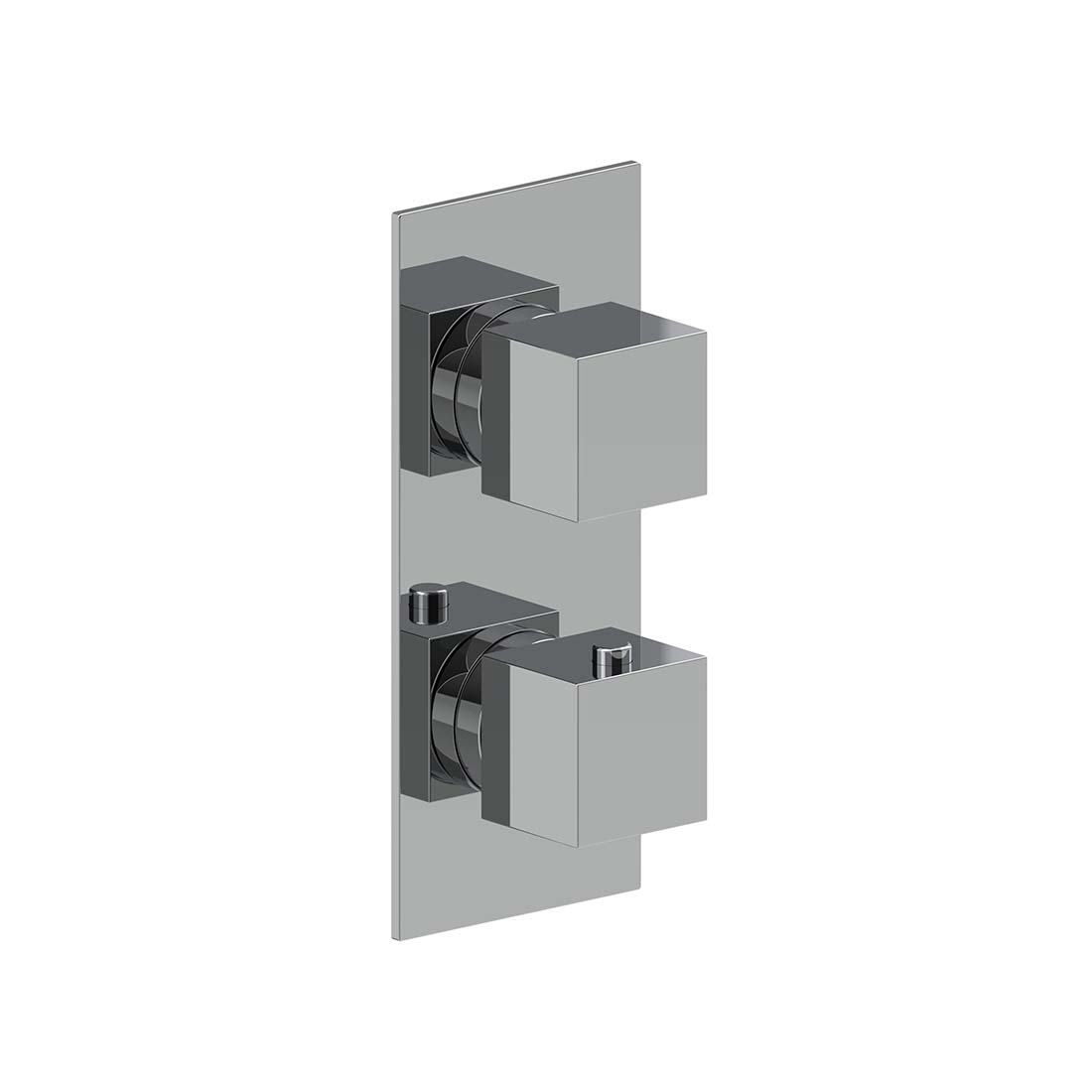 AQUALEM HW2305.TR Opus 3/4" 3-Way Square Thermostatic Valve Trim (REQ.: HW2300.RI) Main image