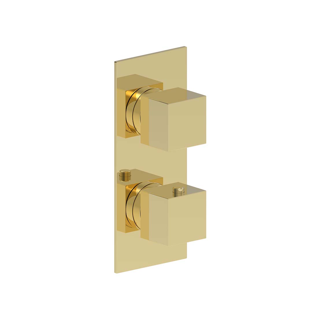 AQUALEM HW2305.TR Opus 3/4" 3-Way Square Thermostatic Valve Trim (REQ.: HW2300.RI)