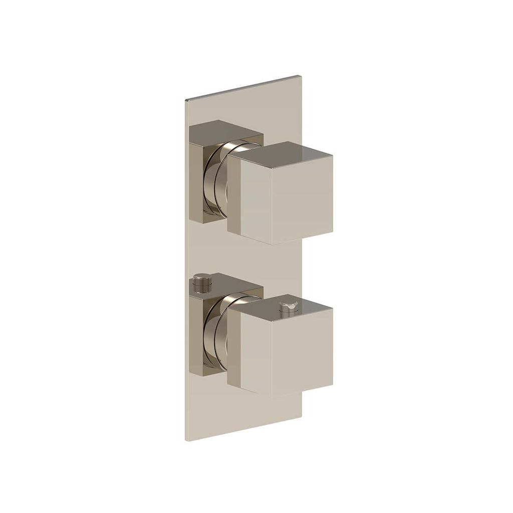 AQUALEM HW2305.TR Opus 3/4" 3-Way Square Thermostatic Valve Trim (REQ.: HW2300.RI)