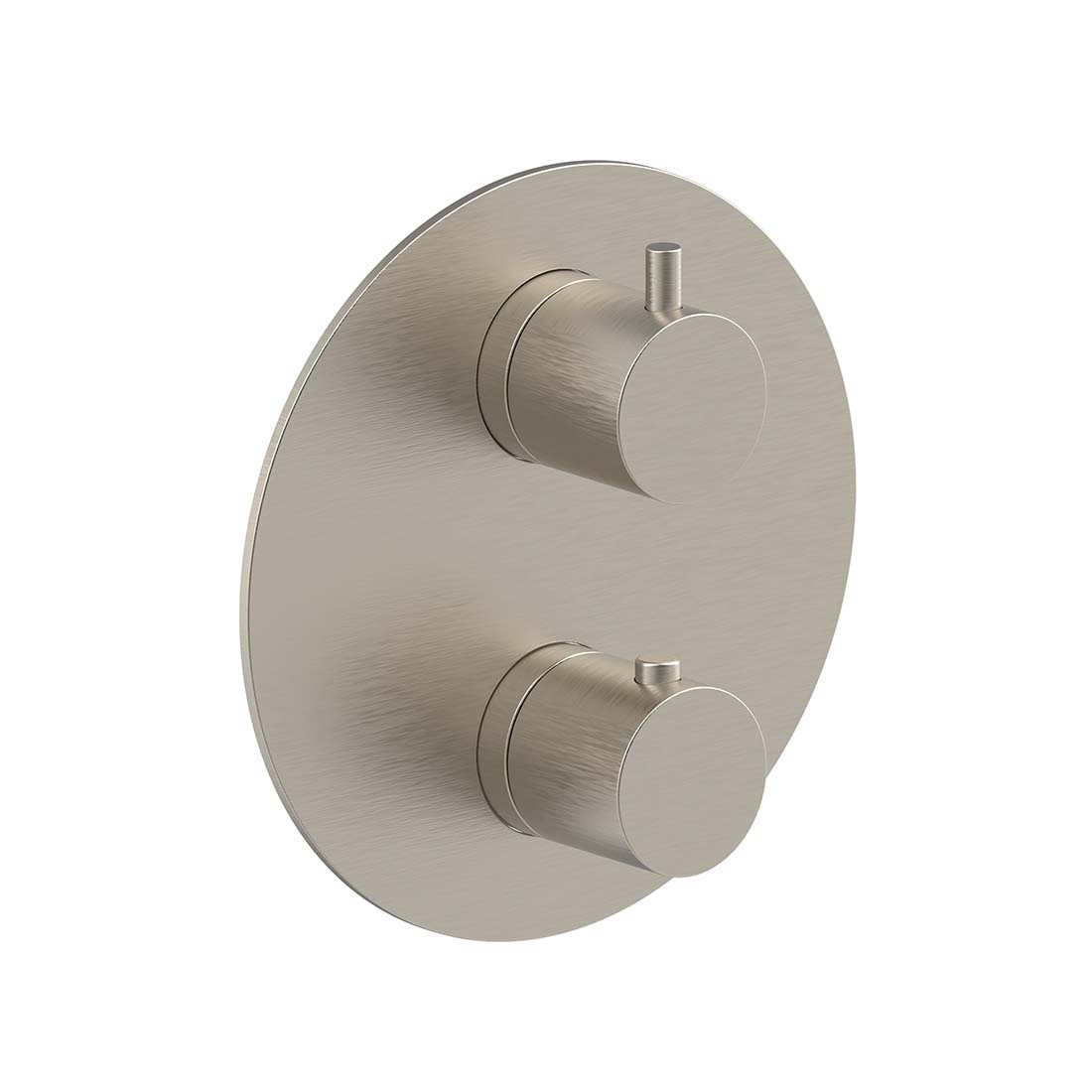 AQUALEM HW2316.TR Origin 3/4" 3-Way Round Thermostatic Valve Trim (REQ.: HW2300.RI)