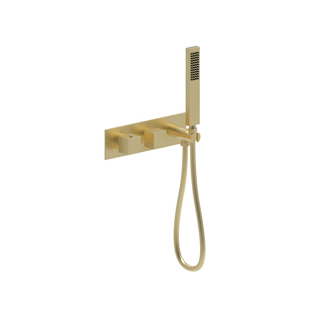 AQUALEM HW2605.TR Opus 3/4" 2-Way Square Thermostatic Valve Trim (REQ.: HW2600.RI) Secondary image