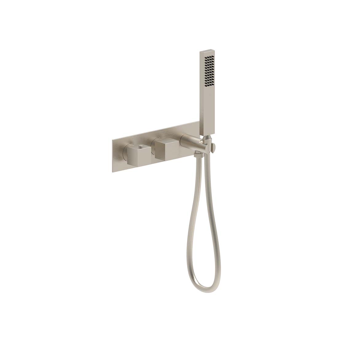 AQUALEM HW2605.TR Opus 3/4" 2-Way Square Thermostatic Valve Trim (REQ.: HW2600.RI)