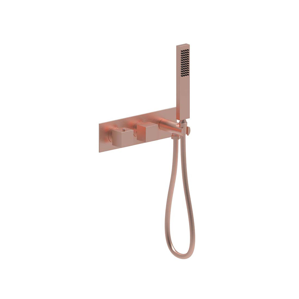 AQUALEM HW2605.TR Opus 3/4" 2-Way Square Thermostatic Valve Trim (REQ.: HW2600.RI)