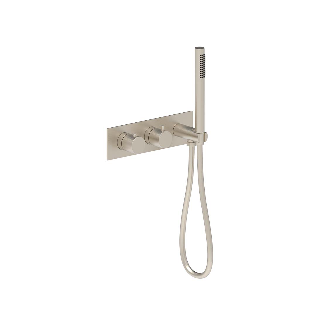 AQUALEM HW2702.TR Gio 3/4" 3-Way Round Thermostatic Valve Trim (REQ.: HW2700.RI)