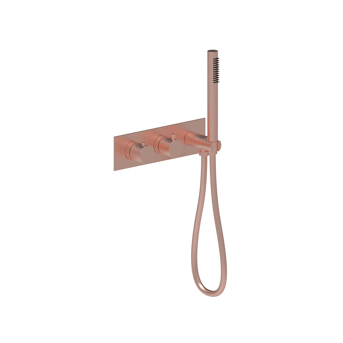 AQUALEM HW2702.TR Gio 3/4" 3-Way Round Thermostatic Valve Trim (REQ.: HW2700.RI)