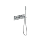 AQUALEM HW2702.TR Gio 3/4" 3-Way Round Thermostatic Valve Trim (REQ.: HW2700.RI)