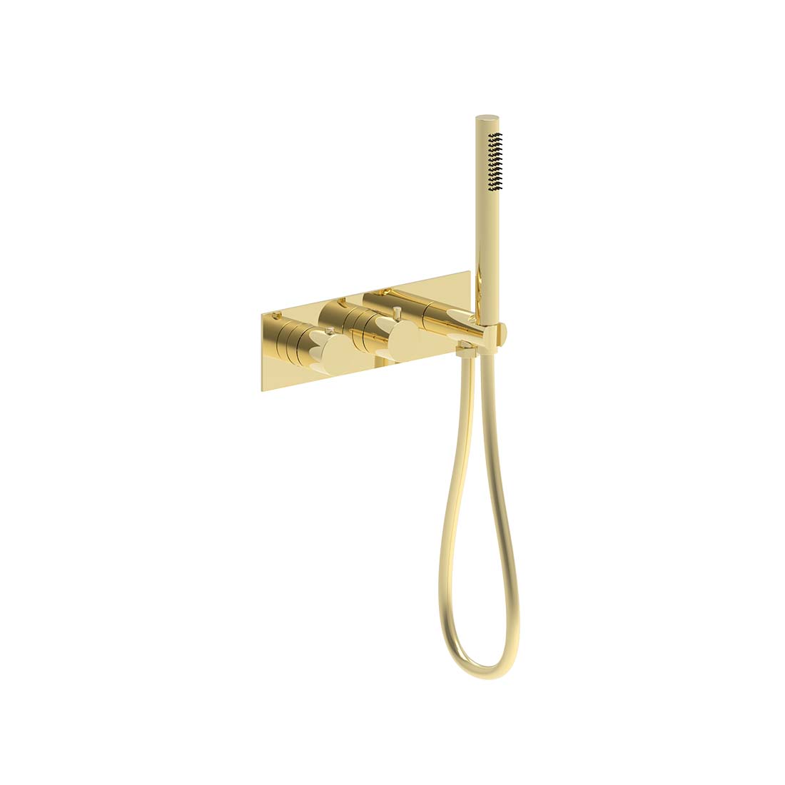 AQUALEM HW2702.TR Gio 3/4" 3-Way Round Thermostatic Valve Trim (REQ.: HW2700.RI)