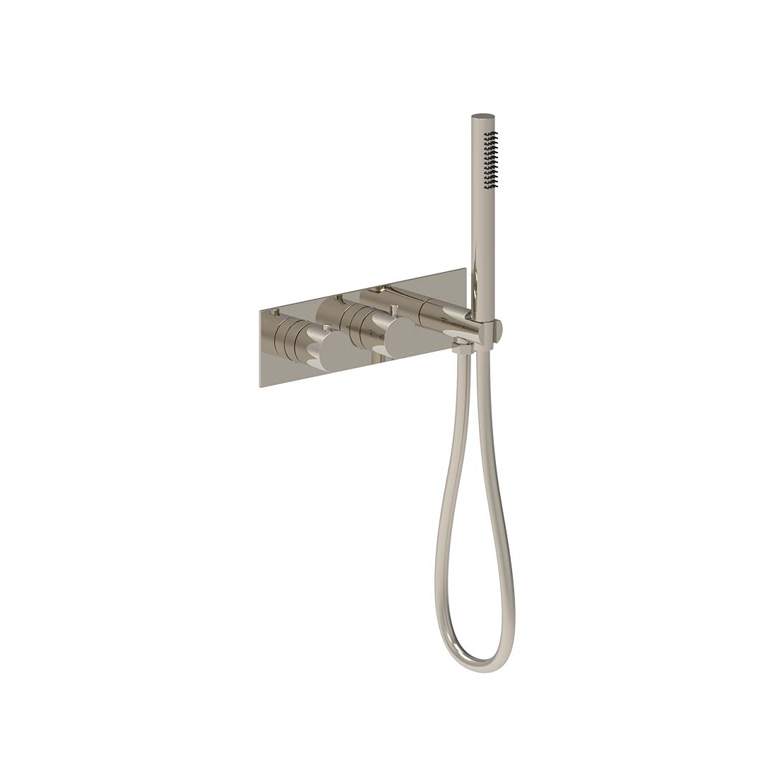 AQUALEM HW2702.TR Gio 3/4" 3-Way Round Thermostatic Valve Trim (REQ.: HW2700.RI)