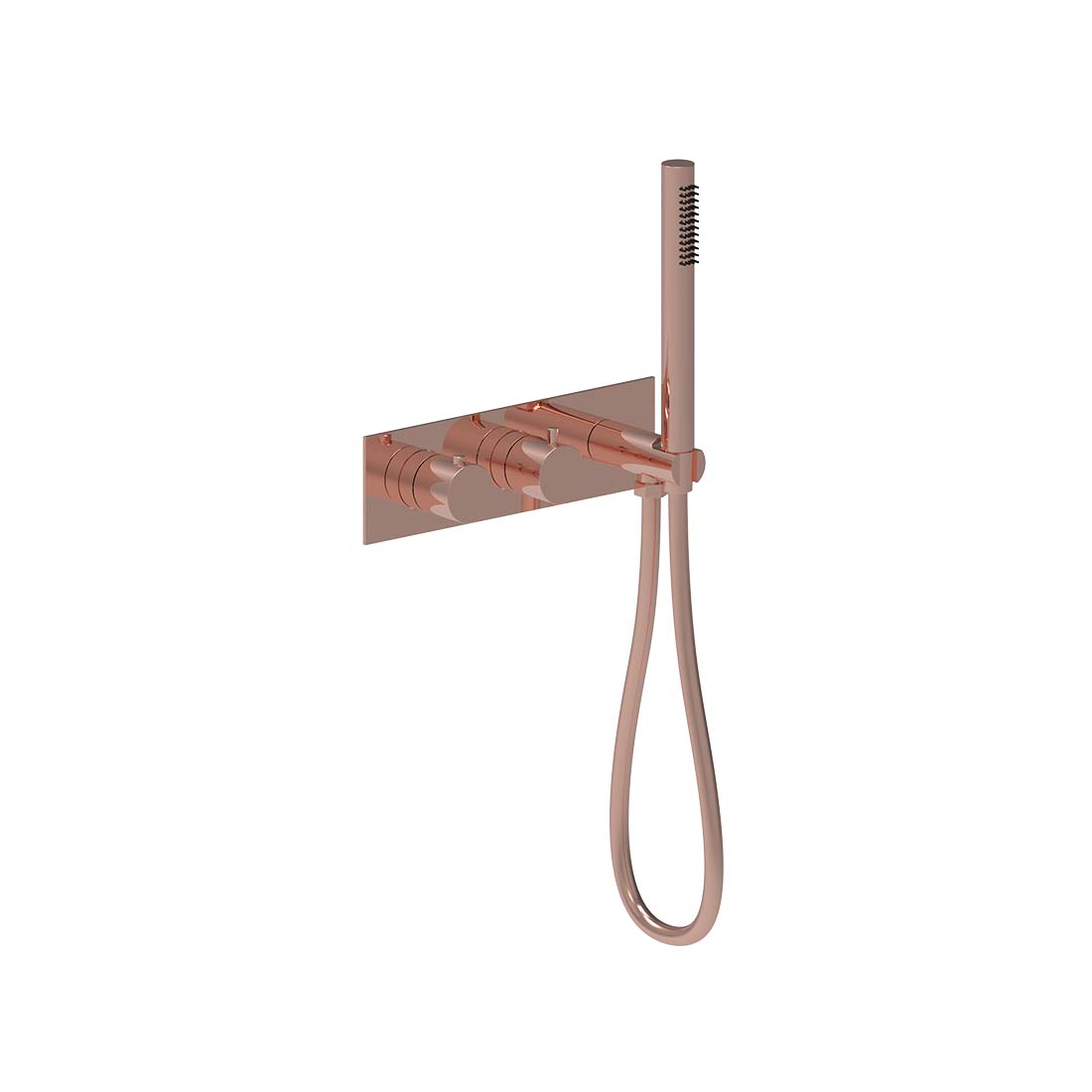 AQUALEM HW2702.TR Gio 3/4" 3-Way Round Thermostatic Valve Trim (REQ.: HW2700.RI)