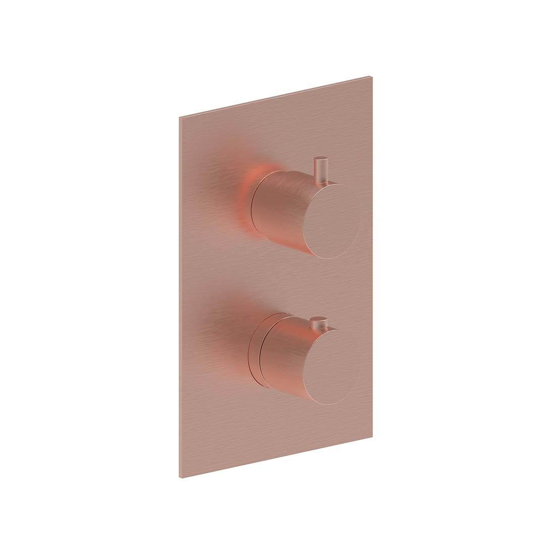 AQUALEM HW3202.TR Gio 3/4" 2-Way Round Thermostatic Valve Trim (REQ.: HW3200.RI)