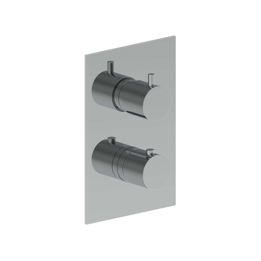 AQUALEM HW3202.TR Gio 3/4" 2-Way Round Thermostatic Valve Trim (REQ.: HW3200.RI)