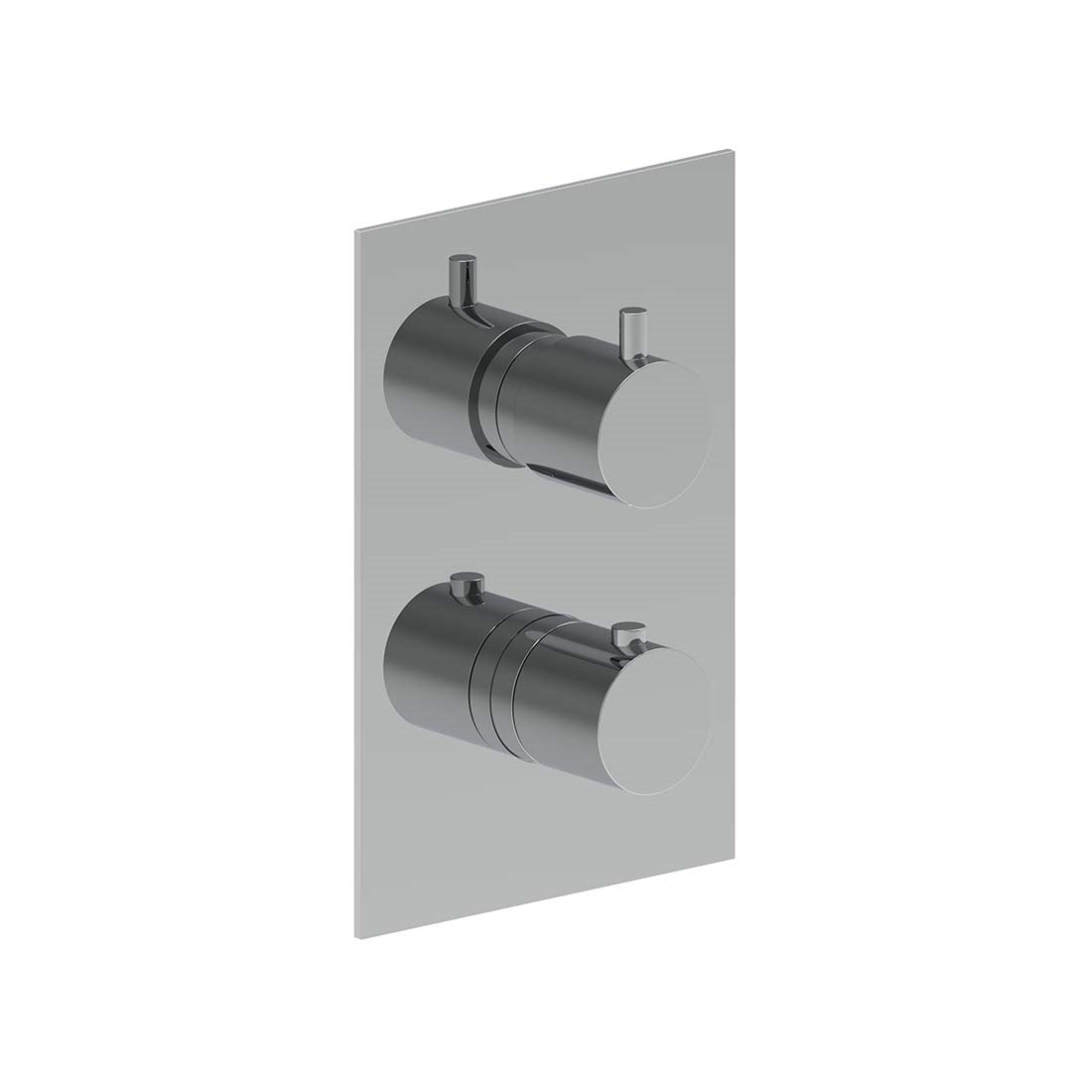 AQUALEM HW3202.TR Gio 3/4" 2-Way Round Thermostatic Valve Trim (REQ.: HW3200.RI)