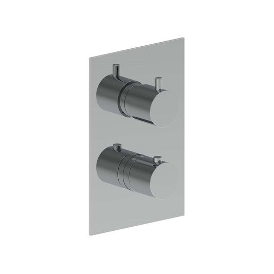 AQUALEM HW3202.TR Gio 3/4" 2-Way Round Thermostatic Valve Trim (REQ.: HW3200.RI)