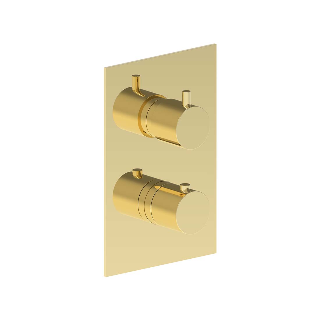 AQUALEM HW3202.TR Gio 3/4" 2-Way Round Thermostatic Valve Trim (REQ.: HW3200.RI)
