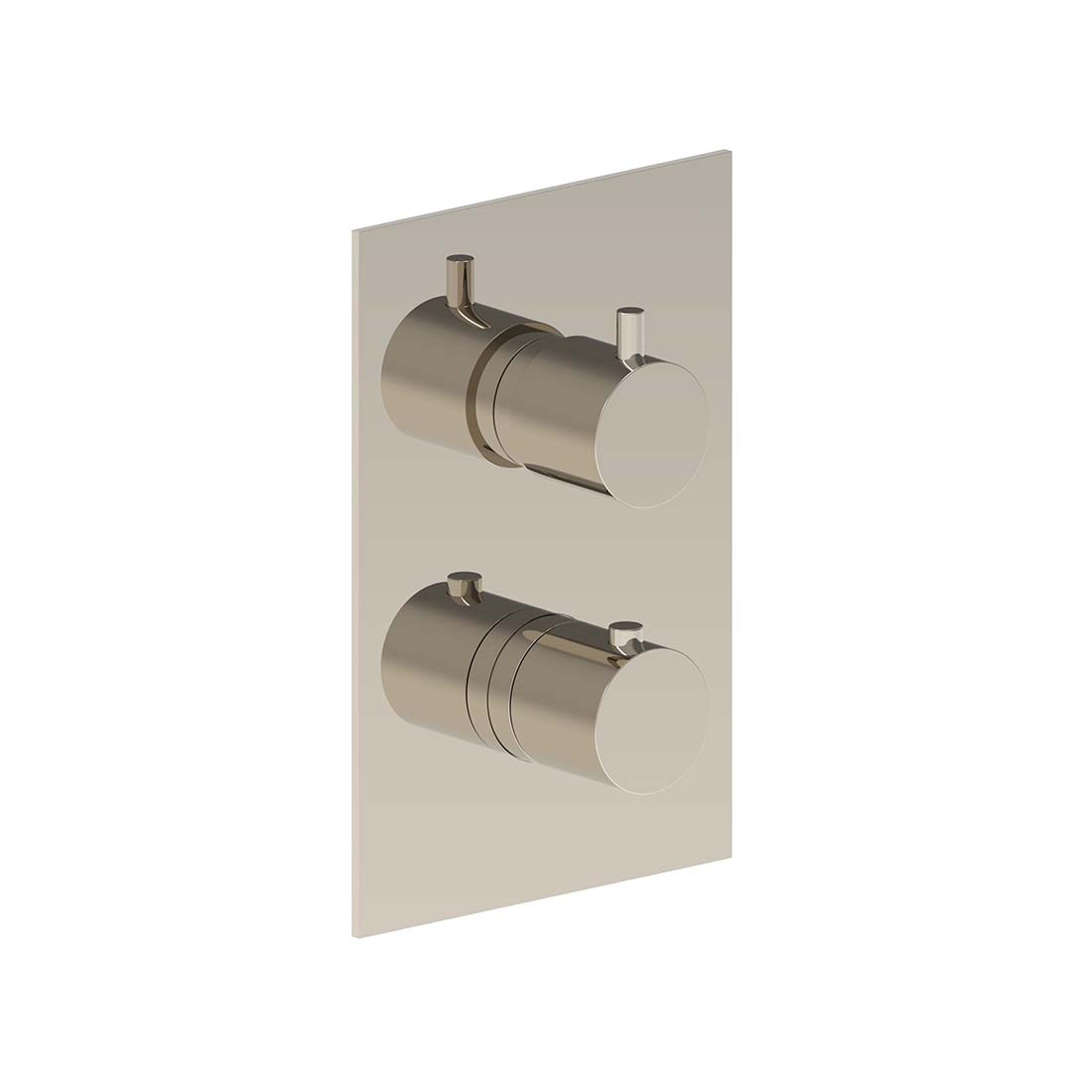 AQUALEM HW3202.TR Gio 3/4" 2-Way Round Thermostatic Valve Trim (REQ.: HW3200.RI)