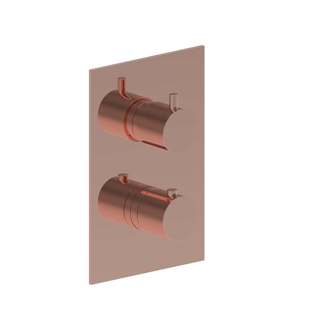 AQUALEM HW3202.TR Gio 3/4" 2-Way Round Thermostatic Valve Trim (REQ.: HW3200.RI)