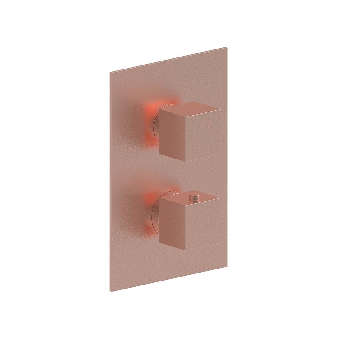 AQUALEM HW3205.TR Opus 3/4" 2-Way Square Thermostatic Valve Trim (REQ.: HW3200.RI)