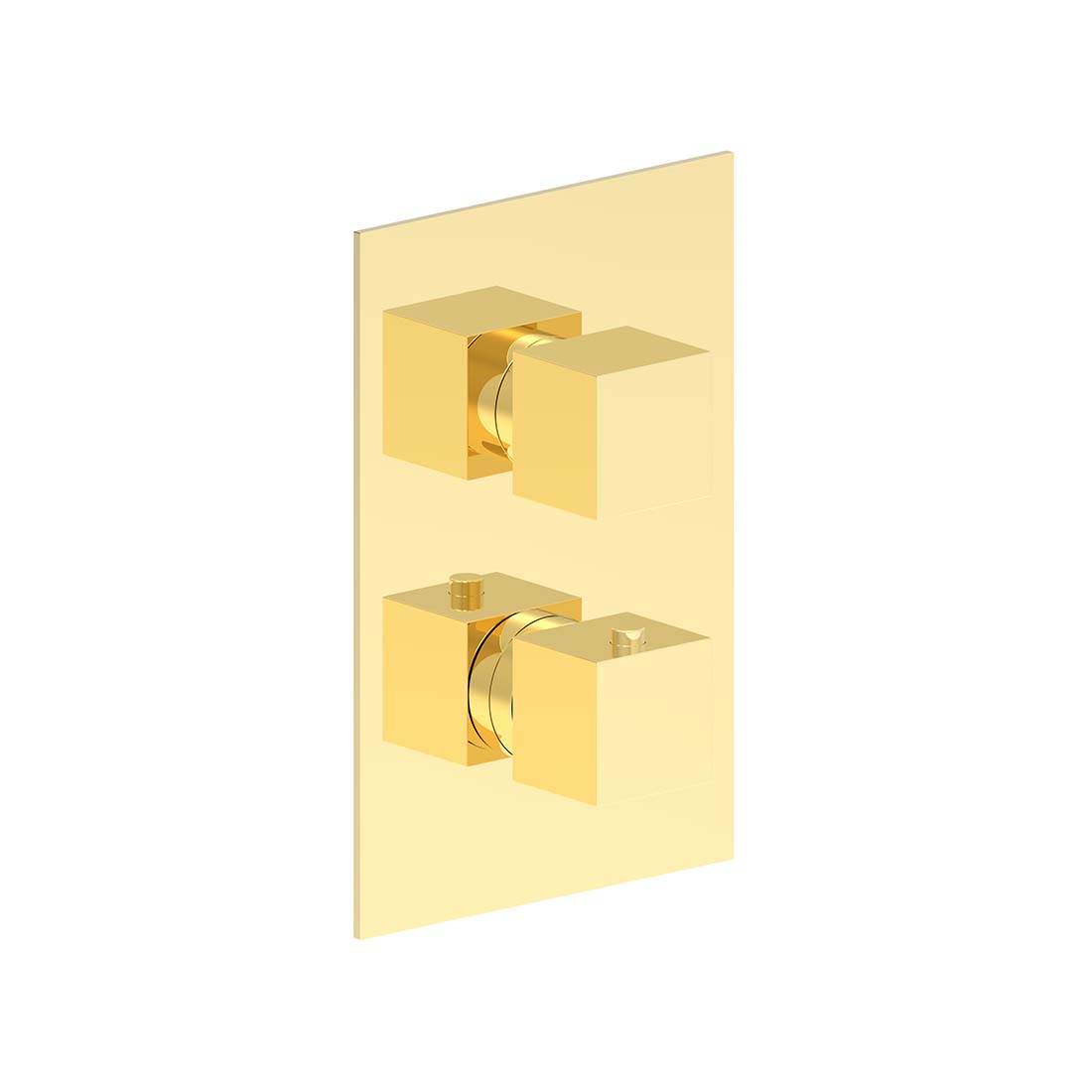 AQUALEM HW3205.TR Opus 3/4" 2-Way Square Thermostatic Valve Trim (REQ.: HW3200.RI)