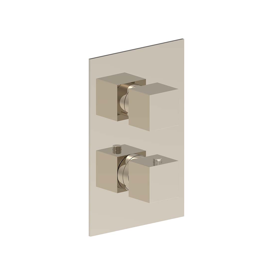 AQUALEM HW3205.TR Opus 3/4" 2-Way Square Thermostatic Valve Trim (REQ.: HW3200.RI)