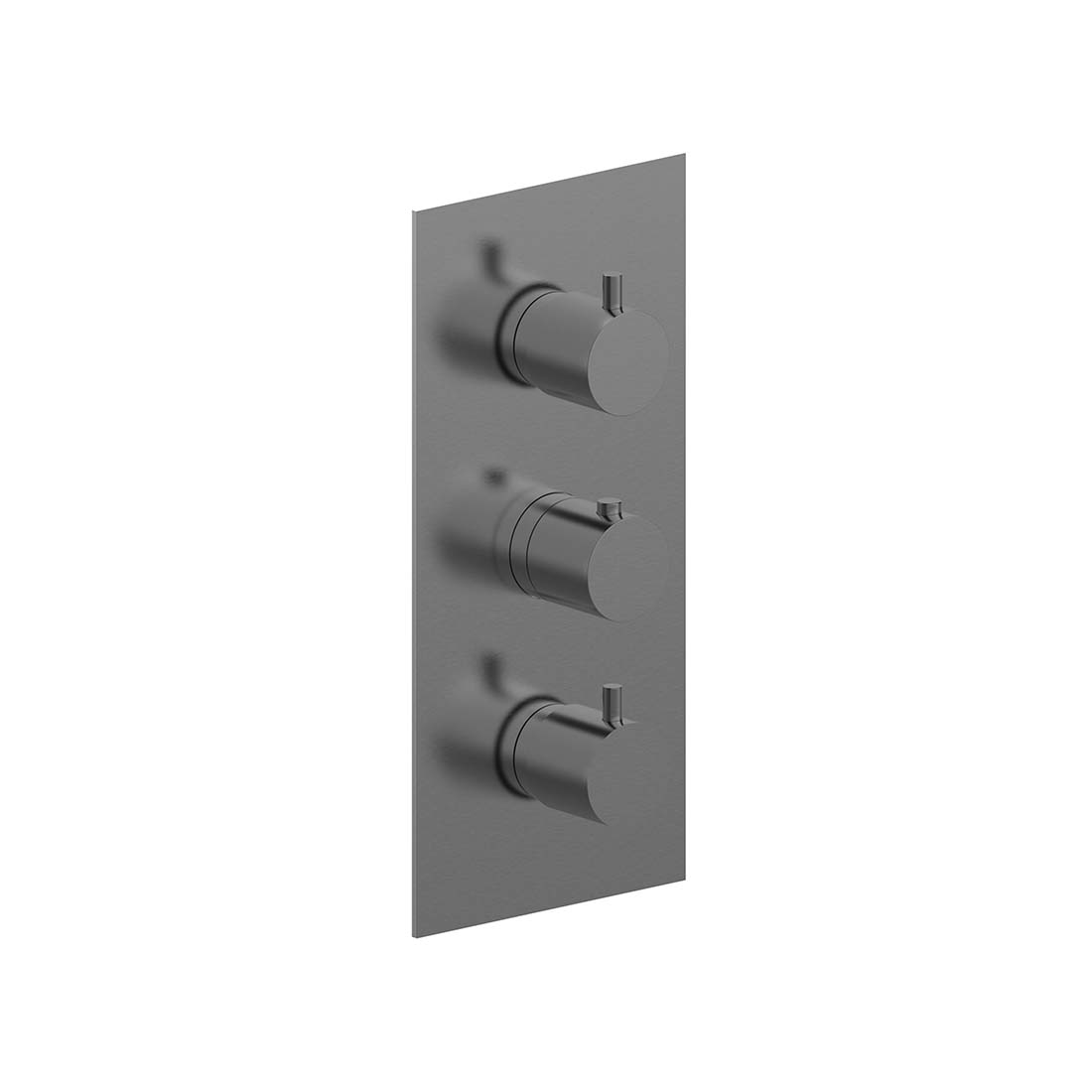 AQUALEM HW3402.TR Gio 3/4" 3-Way Round Thermostatic Valve Trim (REQ.: HW3400.RI)