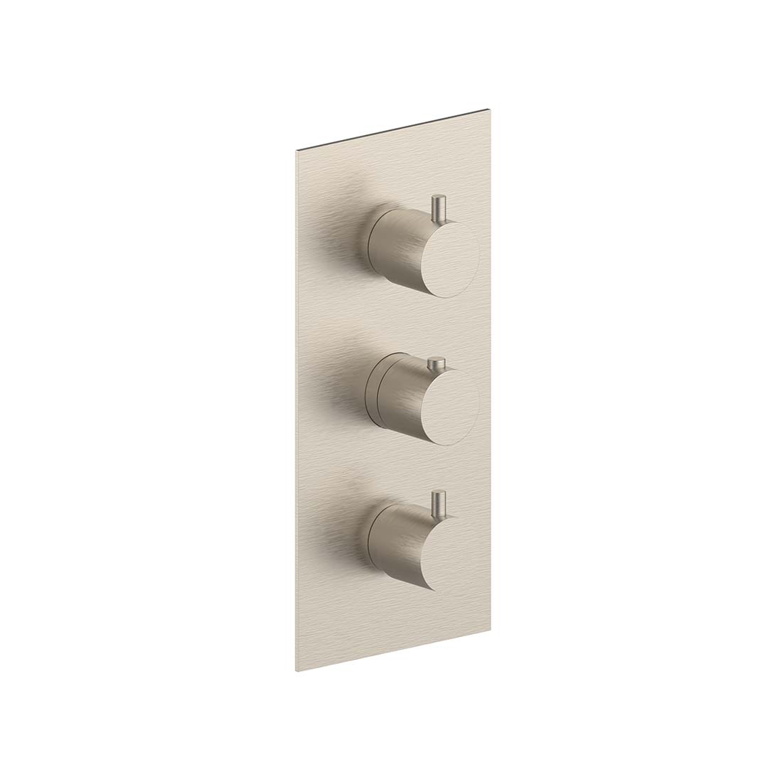AQUALEM HW3402.TR Gio 3/4" 3-Way Round Thermostatic Valve Trim (REQ.: HW3400.RI)