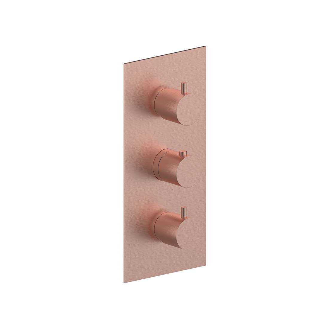 AQUALEM HW3402.TR Gio 3/4" 3-Way Round Thermostatic Valve Trim (REQ.: HW3400.RI)