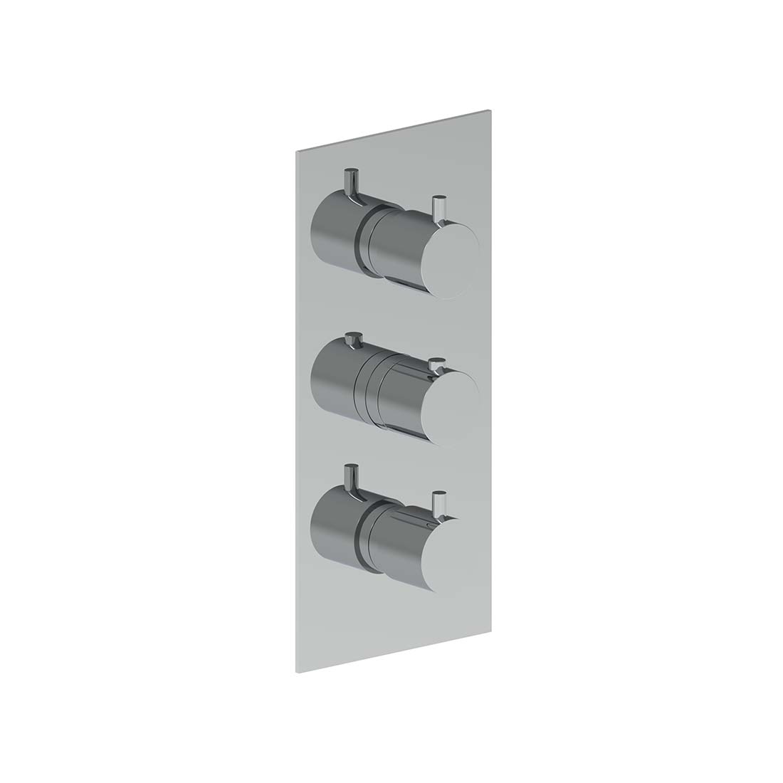 AQUALEM HW3402.TR Gio 3/4" 3-Way Round Thermostatic Valve Trim (REQ.: HW3400.RI)