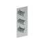 AQUALEM HW3402.TR Gio 3/4" 3-Way Round Thermostatic Valve Trim (REQ.: HW3400.RI)