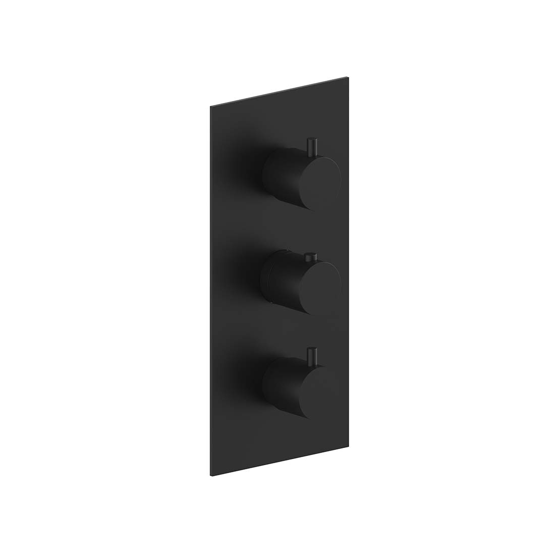 AQUALEM HW3402.TR Gio 3/4" 3-Way Round Thermostatic Valve Trim (REQ.: HW3400.RI)