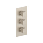 AQUALEM HW3405.TR Opus 3/4" 3-Way Square Thermostatic Valve Trim (REQ.: HW3400.RI)