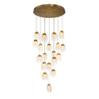 EUROFASE 37192 19-Light 29in Integrated Led Multi Drop Chandelier