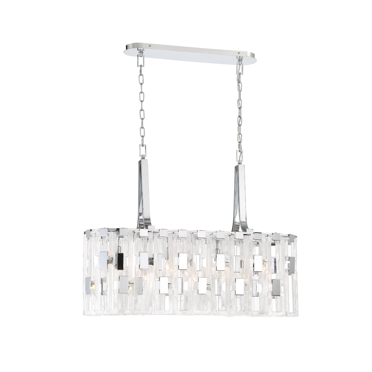 EUROFASE 33742 7-Light 37in Linear Chandelier Main image